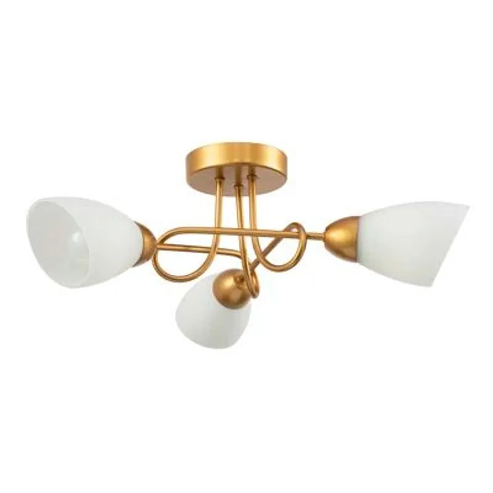 BOXED SEMI FLUSH MOUNT