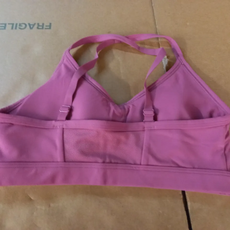 GYMSHARK PINK TRAINING BRA - S