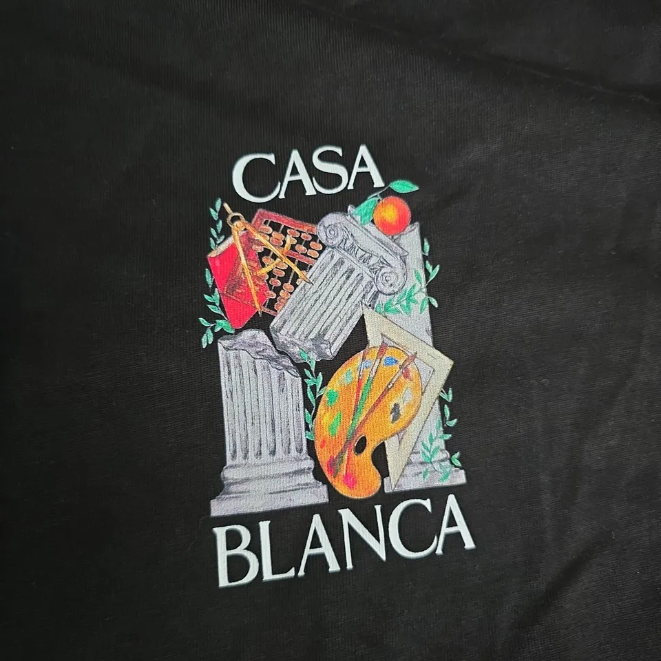 CASABLANCA L'ARTISTE T-SHIRT BLACK XXL