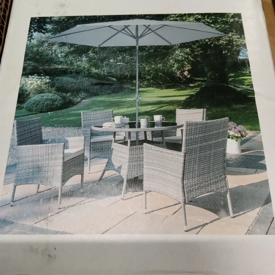 BOXED 2.7M PARASOL - GREY
