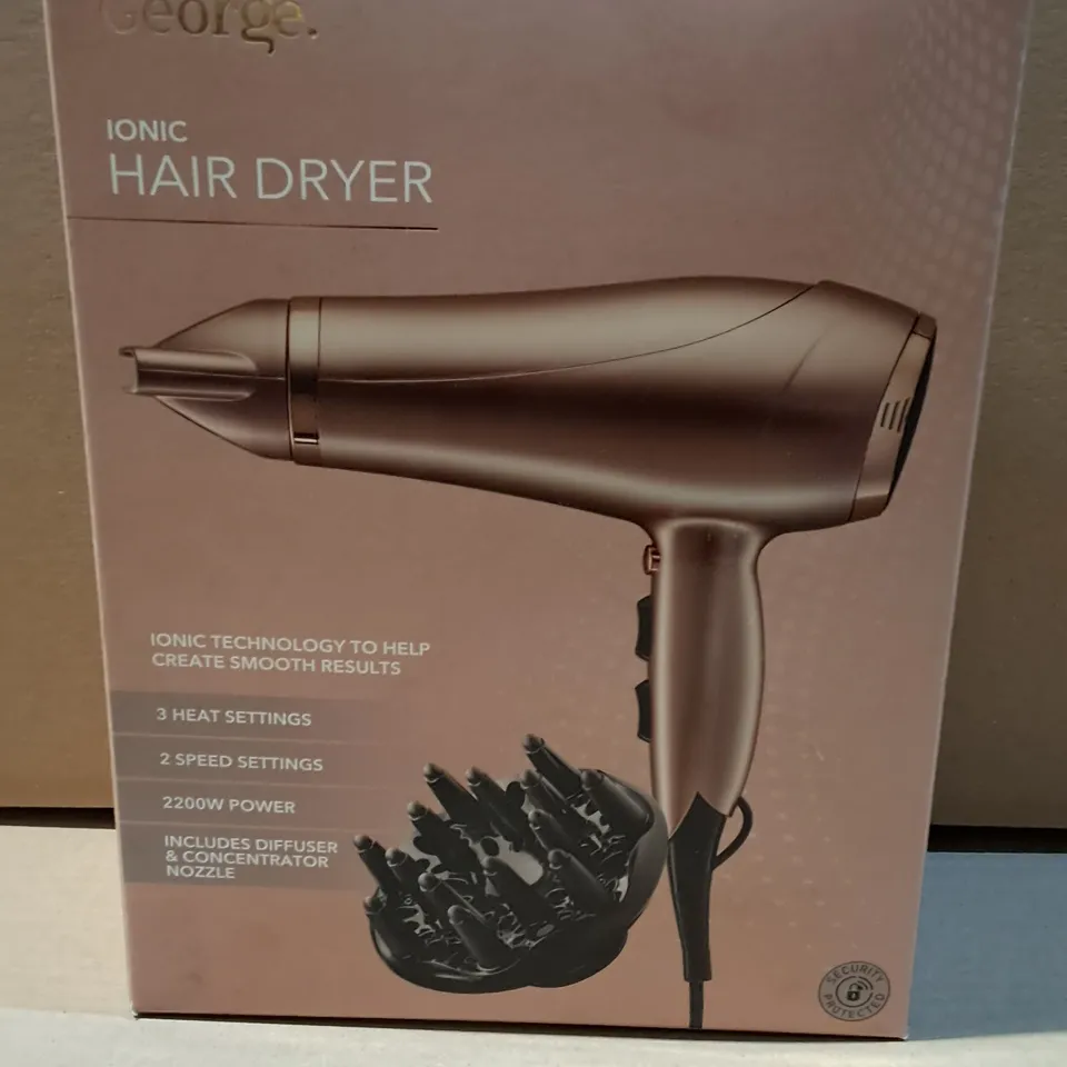 BOXED IONIC HAIR DRYER