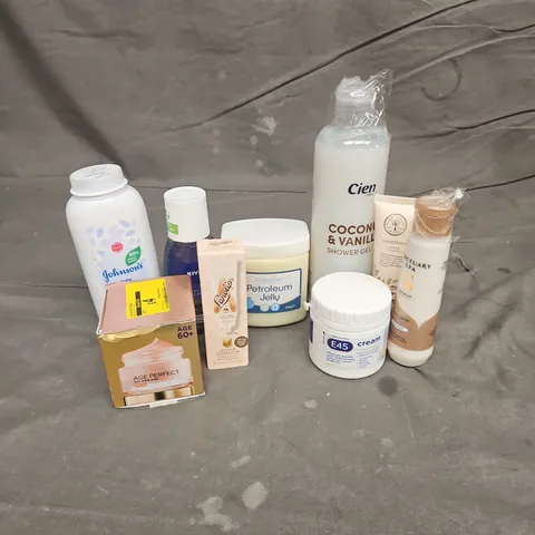 APPROXIMATEY 20 HEALTH AND BEAUTY PRODUCTS TO INCLUDE - L'OREAL AGE PERFECT - CIEN SHOWER GEL - NIVEA EYE MAKEUP REMOVER - ETC