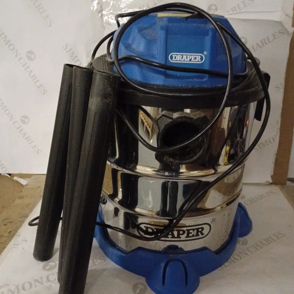 DRAPER 20515 WET AND DRY 1250W VACUUM CLEANER