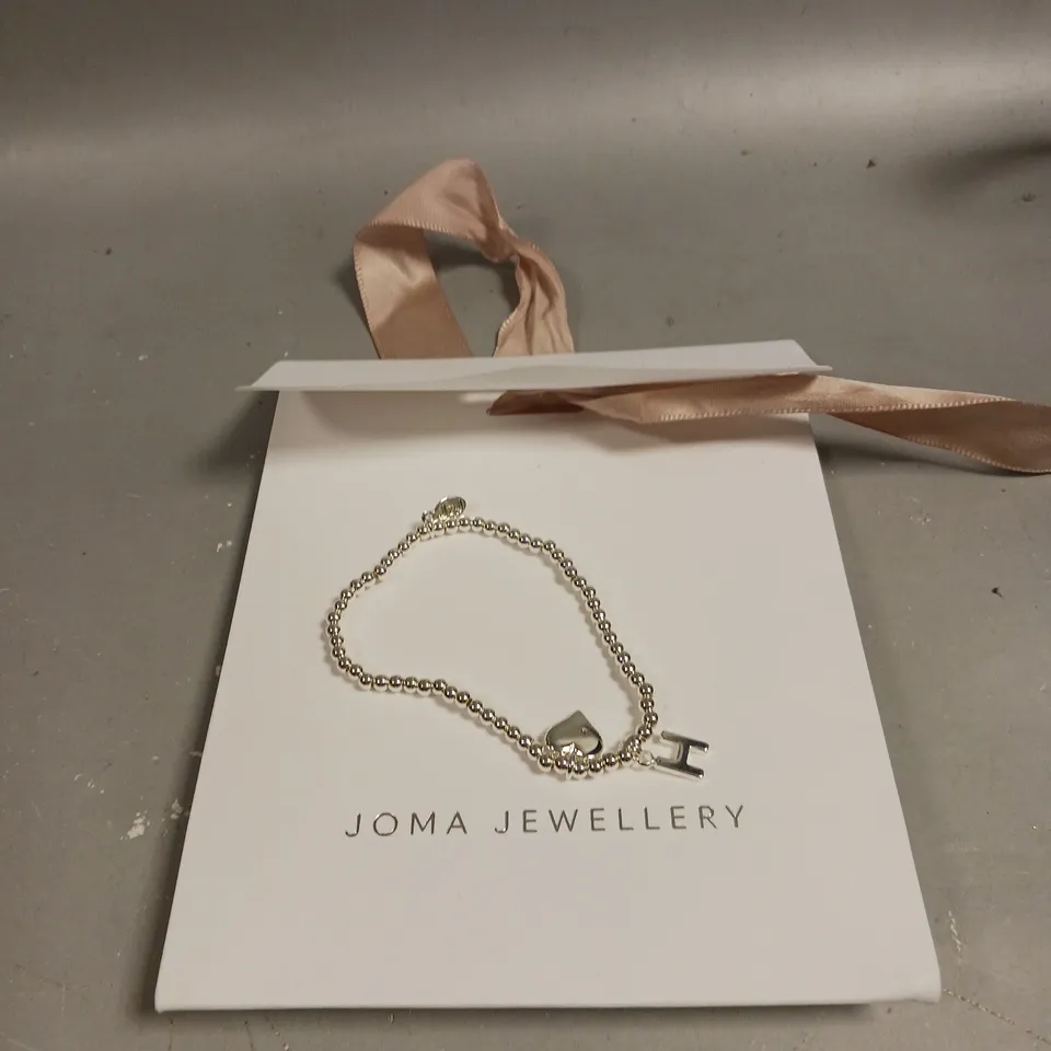 JOMA JEWELLERY PERSONALISED 'H' BRACELET 