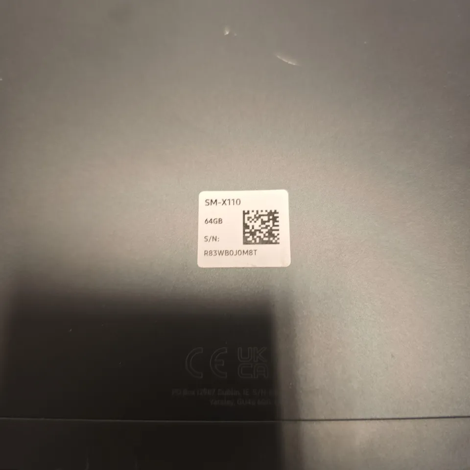 SAMSUNG SM-X110 TABLET 64GB SMASHED SCREEN
