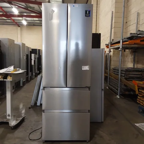 HISENSE RF632N4BCE FREESTANDING AMERICAN DOOR FRIDGE FREEZER, NO FROST, E RATED, SILVER, 69.4D X 70.4W X 200H CM, 485 LITERS [ENERGY CLASS E]