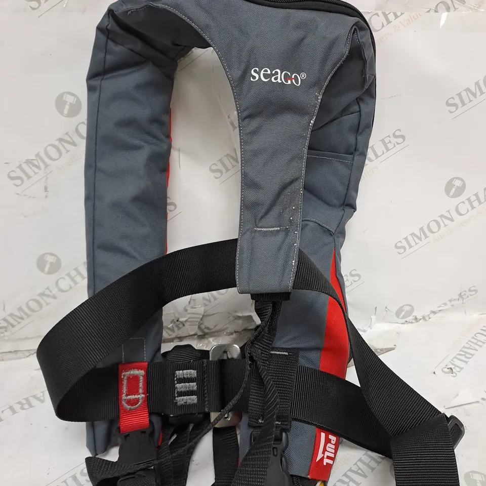 SEAGO ACTIVE 190N LIFEJACKET IN RED & GREY