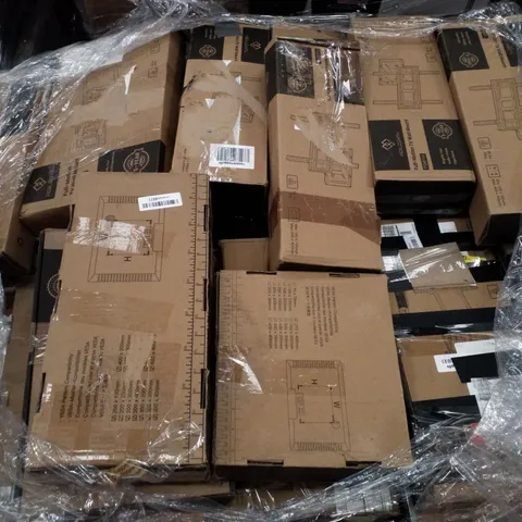 PALLET CONTAINING 63 ASSORTED PERLESMITH TV BRACKET RETURNS