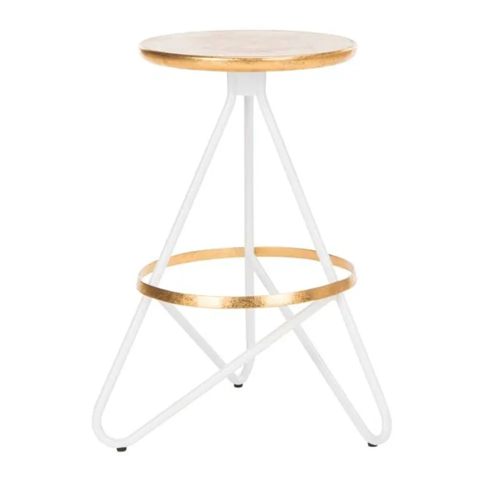 BOXED ARROYO COUNTER STOOL WITH METAL FRAME (1 BOX)