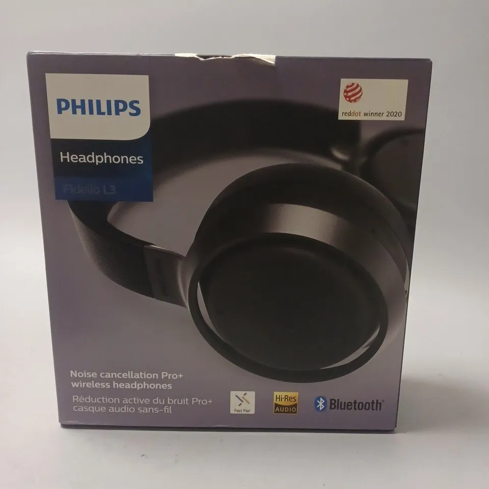 BOXED PHILIPS FIDELIO L3 WIRELESS HEADPHONES