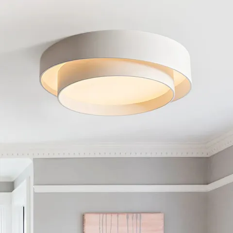 BOXED CADISHA 1-LIGHT 40CM MINIMALISM ACRYLIC LED FLUSH MOUNT CEILING LAMP