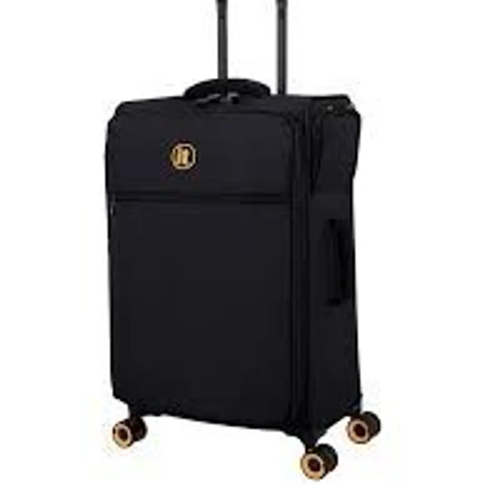 IT LUGGAGE SIMULTANEOUS BLACK CONNECTABLE MEDIUM SUITCASE