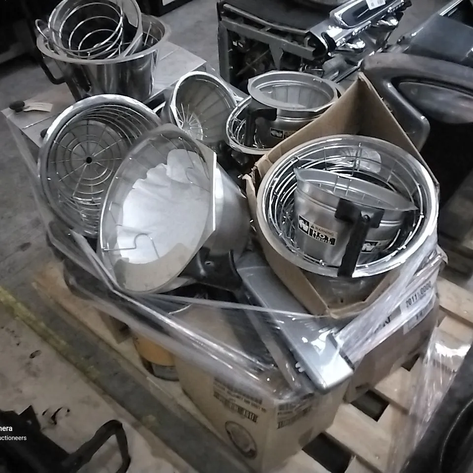 PALLET OF ASSORTED COFFEE MACHINE PARTS & ACCESSORIES 