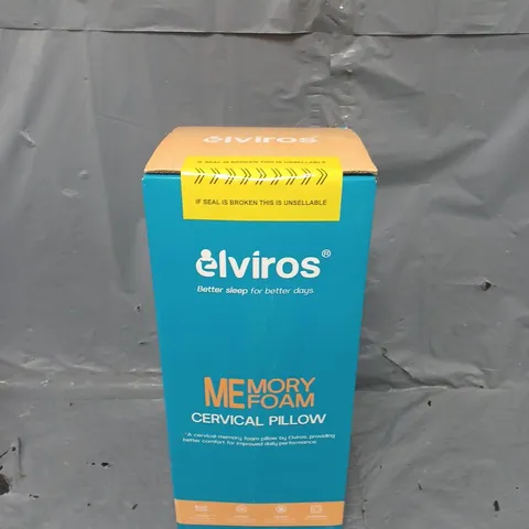 SEALED ELVIROS MEMORY FOAM CERVICAL PILLOW