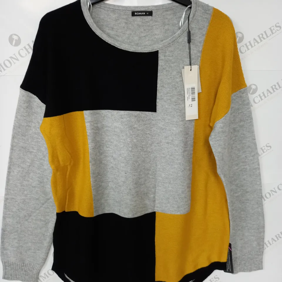 ROMAN COLOUR BLOCK JUMPER - 12