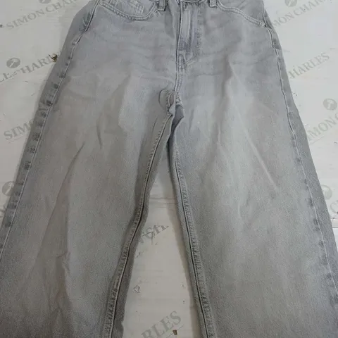 ZARA STRAIGHT FIT LIGHT GREY TROUSERS - EUR 34