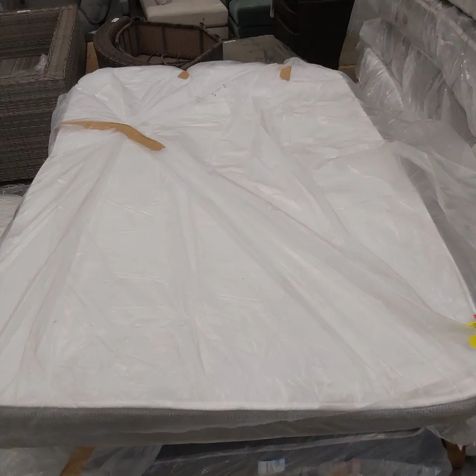 QUALITY BAGGED HYBRID 4' MEMORY NATURAL FOAM MATTRESS 