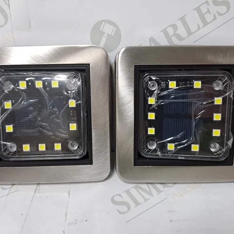 BELL AND HOWELL SET OF 8 SQUARE SWIVEL DISK LIGHTS