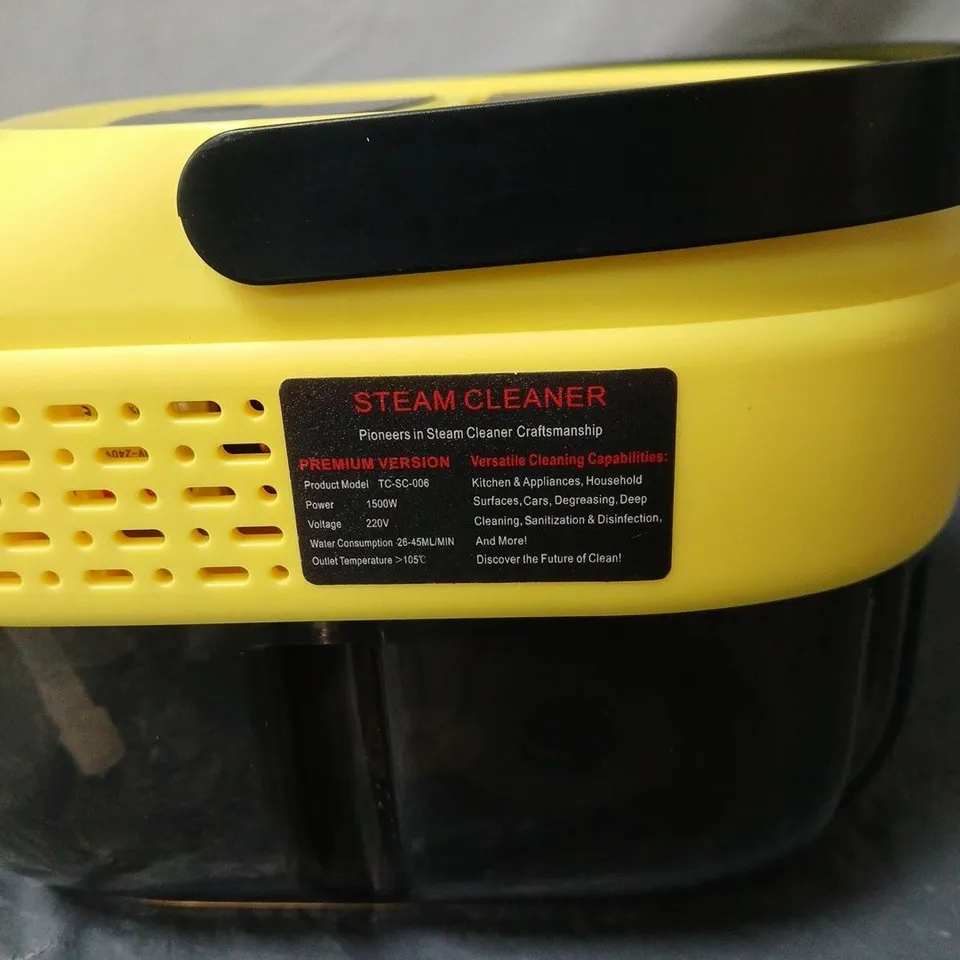 STEAM CLEANER – PREMIUM VERSION TC-SC-006 (1500W, 220V) UNBOXED