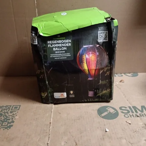 SMART SOLAR RAINBOW FLAMING BALLOON XL BOXED