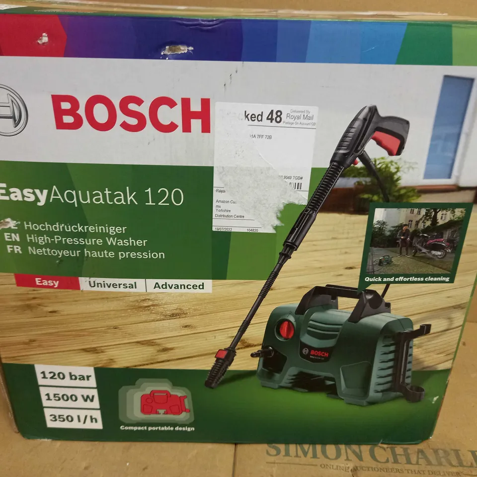 BOSCH EASY AQUATAK 120 BAR PRESSURE WASHER