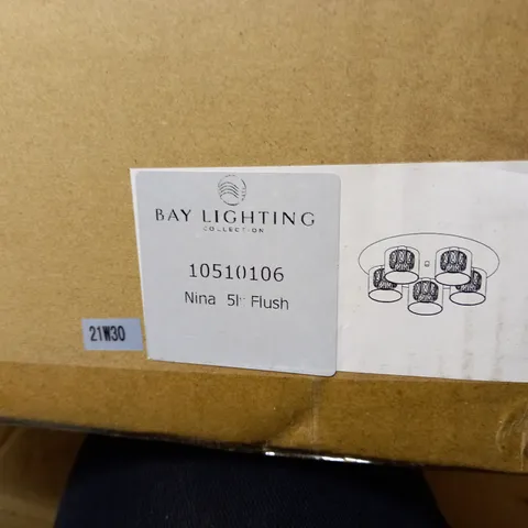 BAY LIGHTING NINA FLUSH 5 LIGHT CEILING LIGHT 