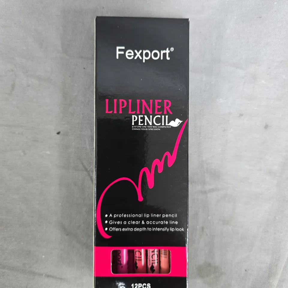 BOX OF APPROXIMATELY 12 FEXPORT LIPLINER SETS