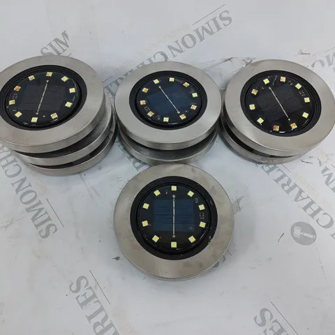 BOX OF 8 BELL & HOWELL OUTDOOR SOLAR LIGHTS