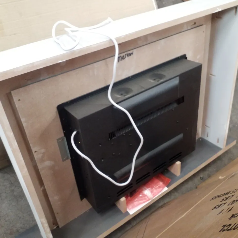 BOXED MARLOW ELECTRIC FIREPLACE SUITE 