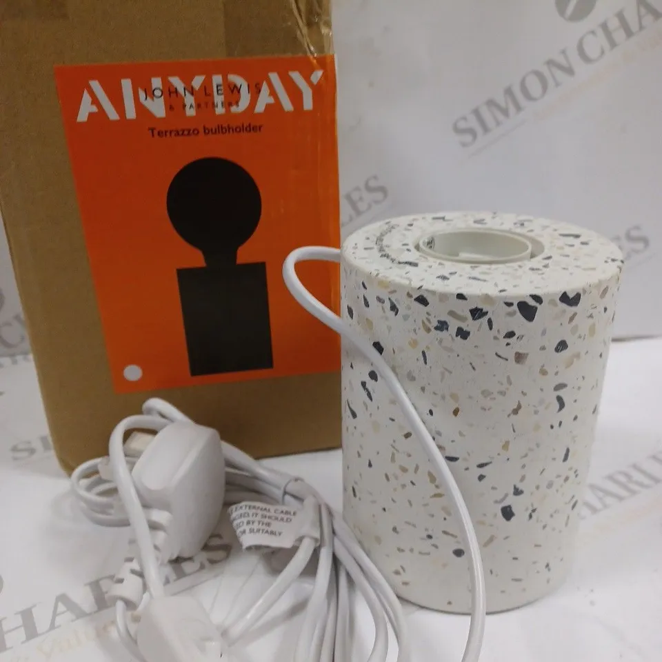 JOHN LEWIS TERRAZZO BULBHOLDER 