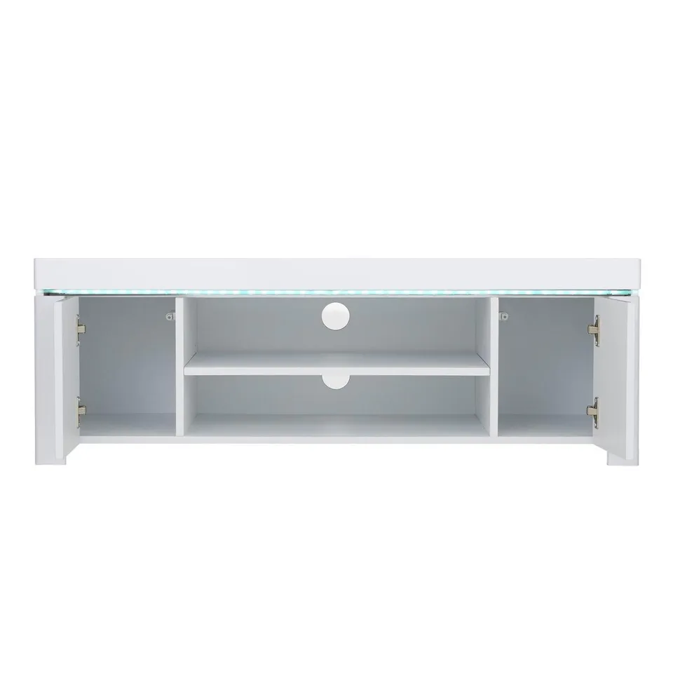 GRADE 1 BOXED ATLANTIC CORNER TV UNIT - GREY RRP £239