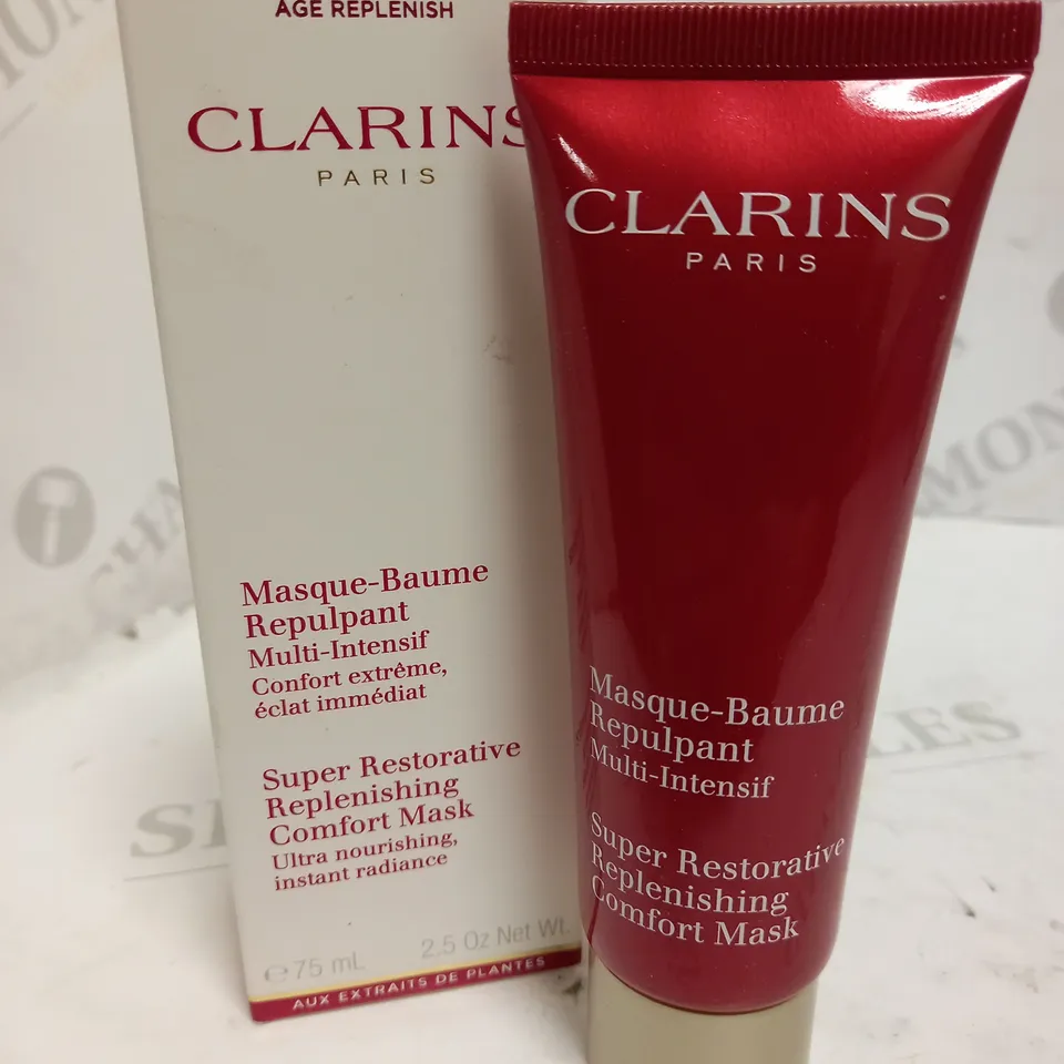 CLARINS SUPER RERSTORATIVE REPLENISHING COMFORT MASK 75ML