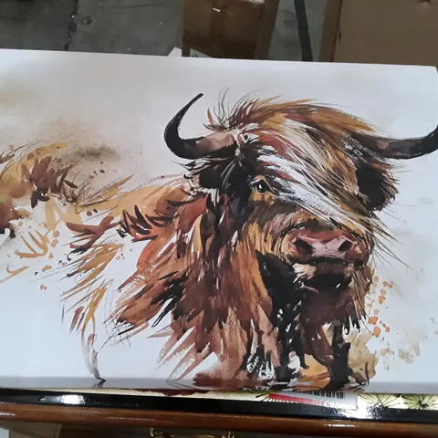 COW - WRAPPED CANVAS
