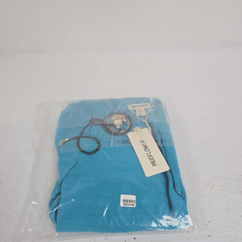 MUDFLOWER WOMEN'S BLUE TOP – UK 10 (EU 38, US 6)