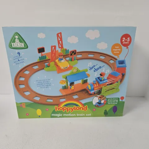 ELC HAPPYLAND MAGIC MOTION TRAIN SET – BOXED TODDLER TRAIN TRACK (AGES 2–5)