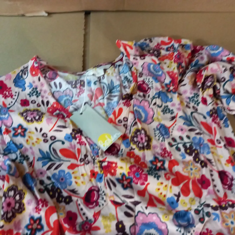 BODEN SUMMERY PRINT MIDI DRESS - UK14 R