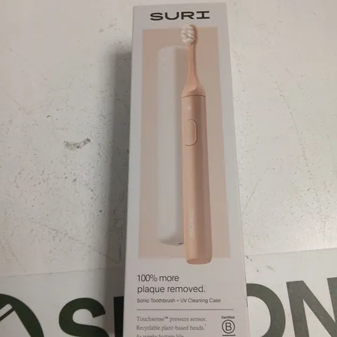 SURI SONIC TOOTHBRUSH – PINK WITH UV CLEANING CASE