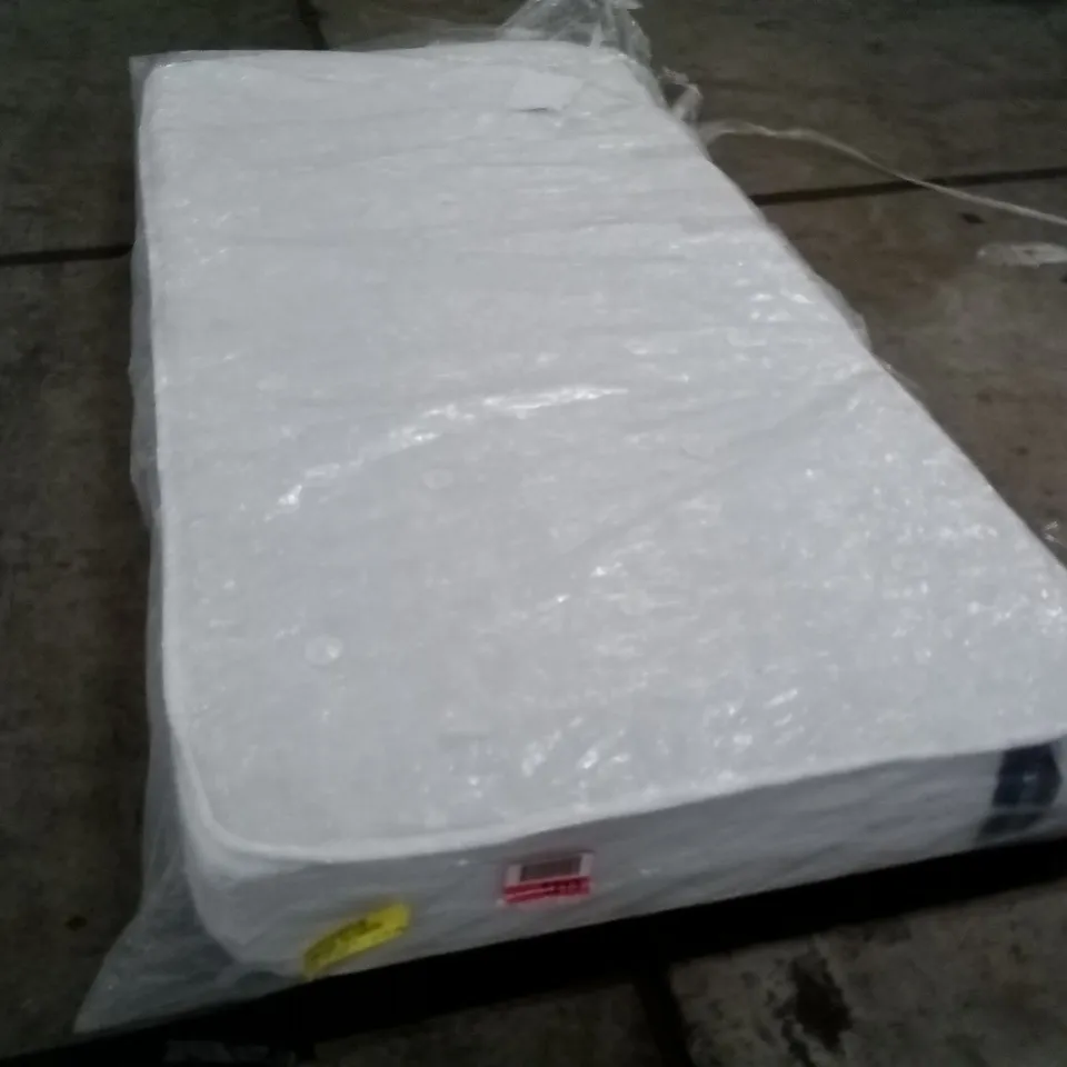 QUALITY BAGGED 3' SINGLE ALIE SERENITY EGYPTIAN COTTON COIL MATTRESS 