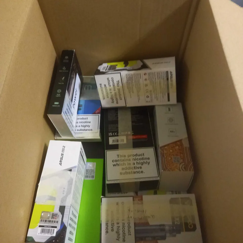 APPROXIMATELY 20 BOXED E-CIGARETTES TO INCLUDE UWELL, ASPIRE, VOOPOO ETC