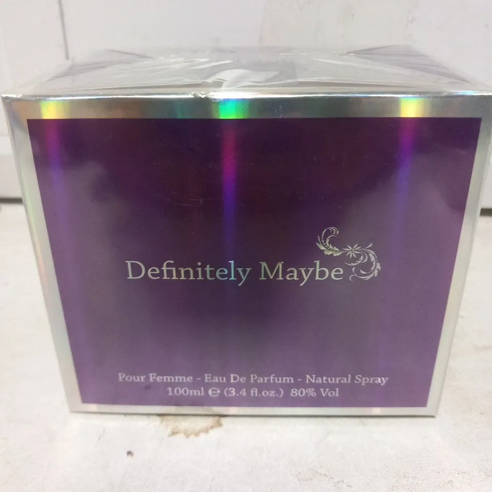 BOXED AND SEALED DEFINITELY MAYBE POUR FEMME EAU DE PARFUM 100ML