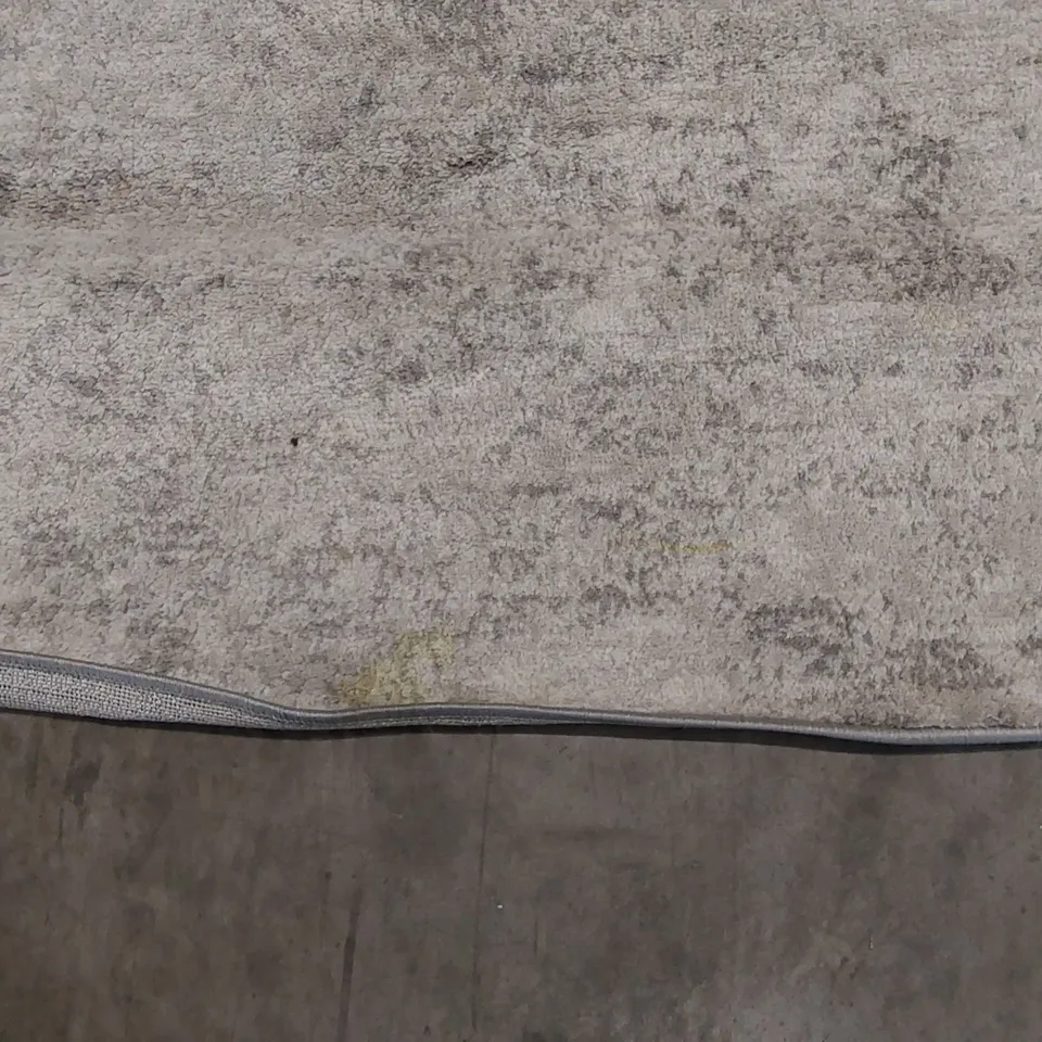 POWER LOOM CHARCOAL/WHITE RUG // 160 X 220CM