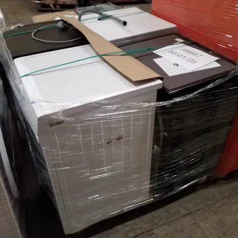 PALLET OF APPROXIMATELY 4 UNPROCESSED RAW RETURN WHITE GOODS TO INCLUDE