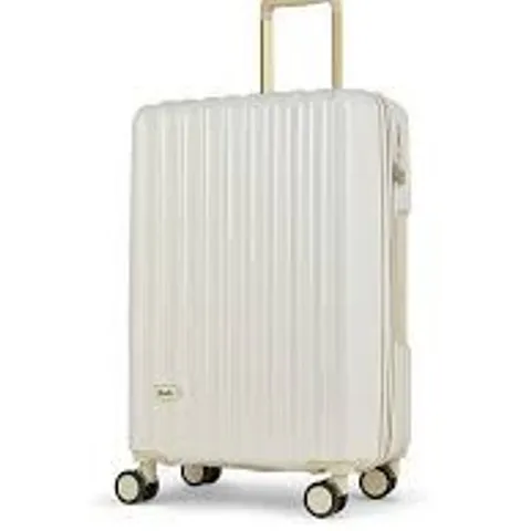 ROCK LUGGAGE PRIMROSE CREAM MEDIUM SUITCASE
