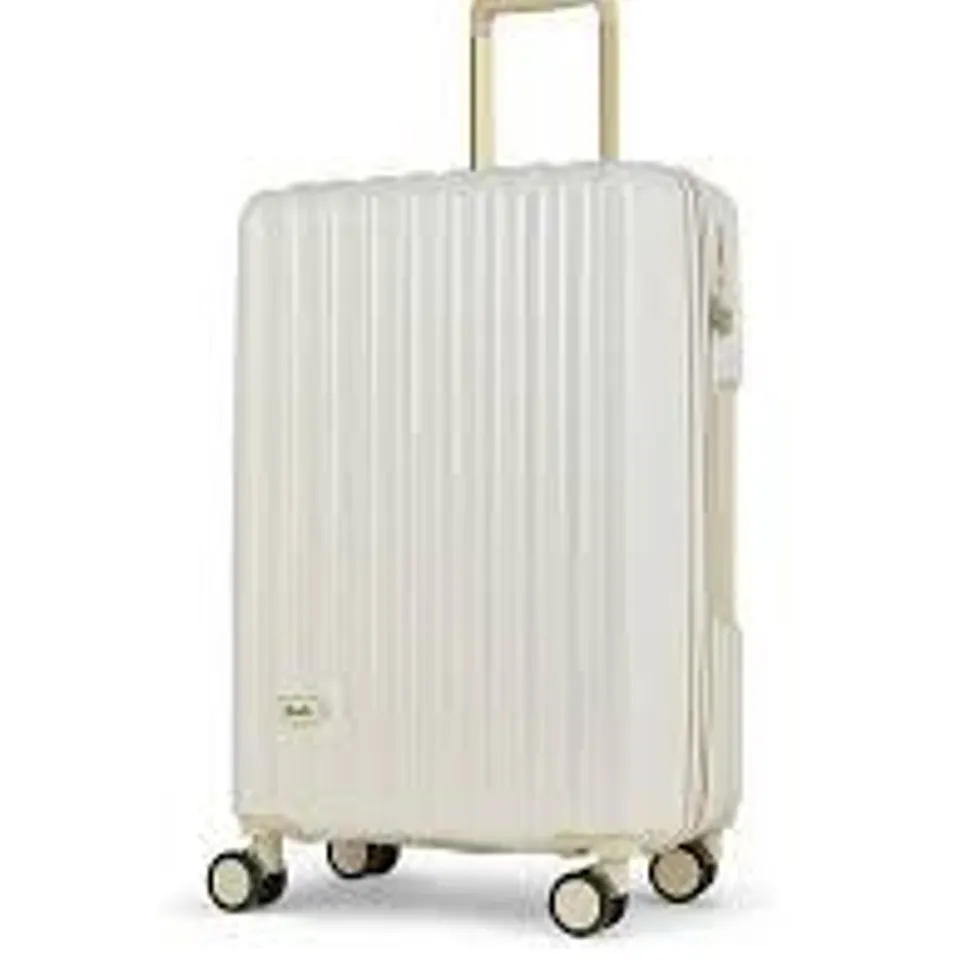 ROCK LUGGAGE PRIMROSE CREAM MEDIUM SUITCASE