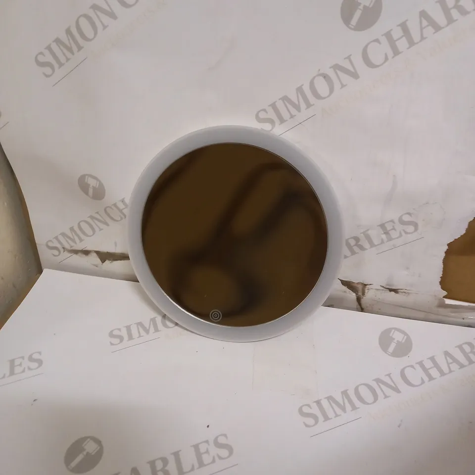 BOXED HOMEDICS ATTACH & GLOW RECHARGABLE LED MIRROR