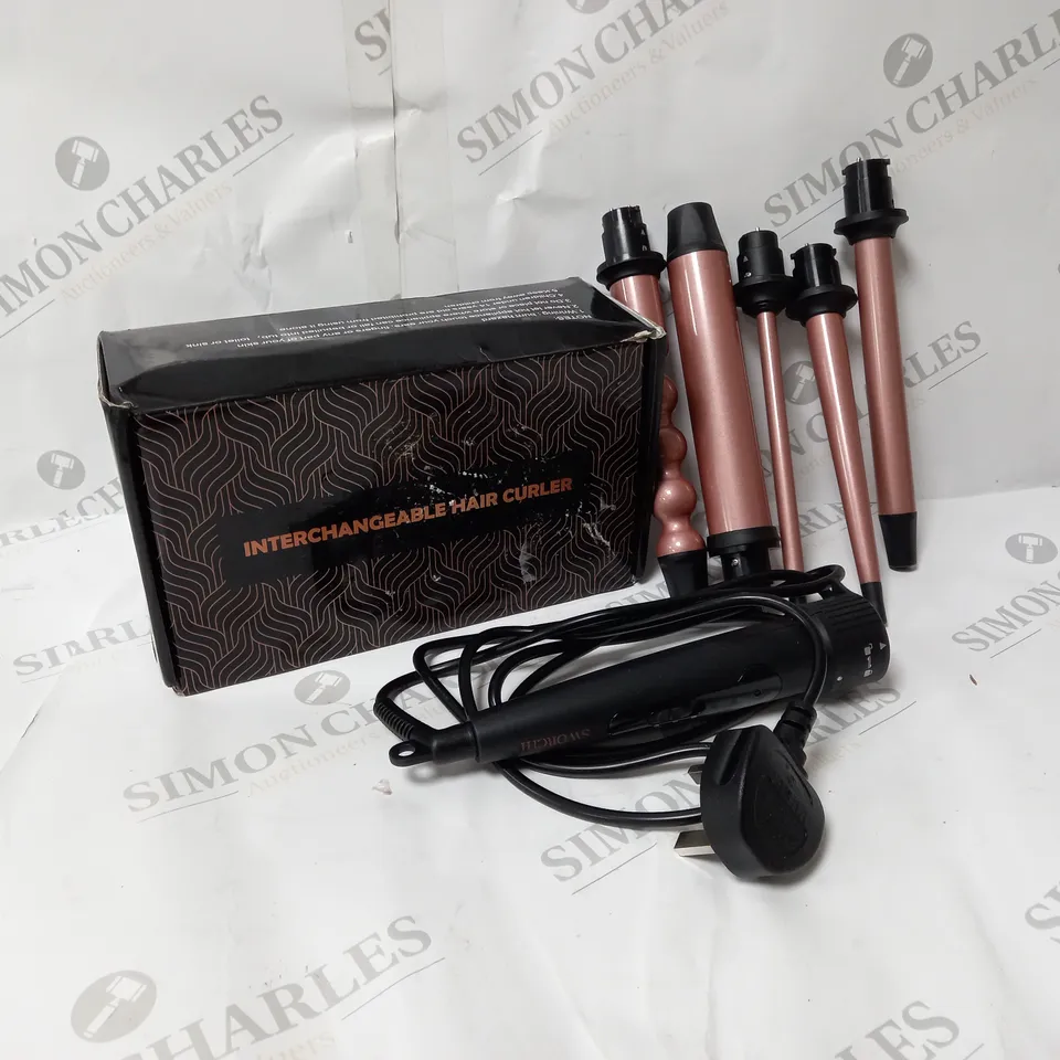 BOXED INTERCHANGEABLE HAIR CURLER 