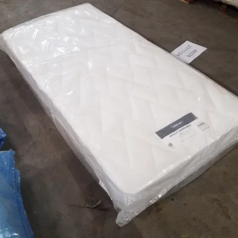 QUALITY BAGGED SILENTNIGHT 90CM SINGLE MIRACOIL DOUBLE SIDED MATTRESS