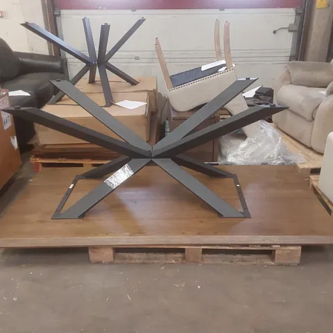 DESIGNER VENEER WOODEN DINING TABLE