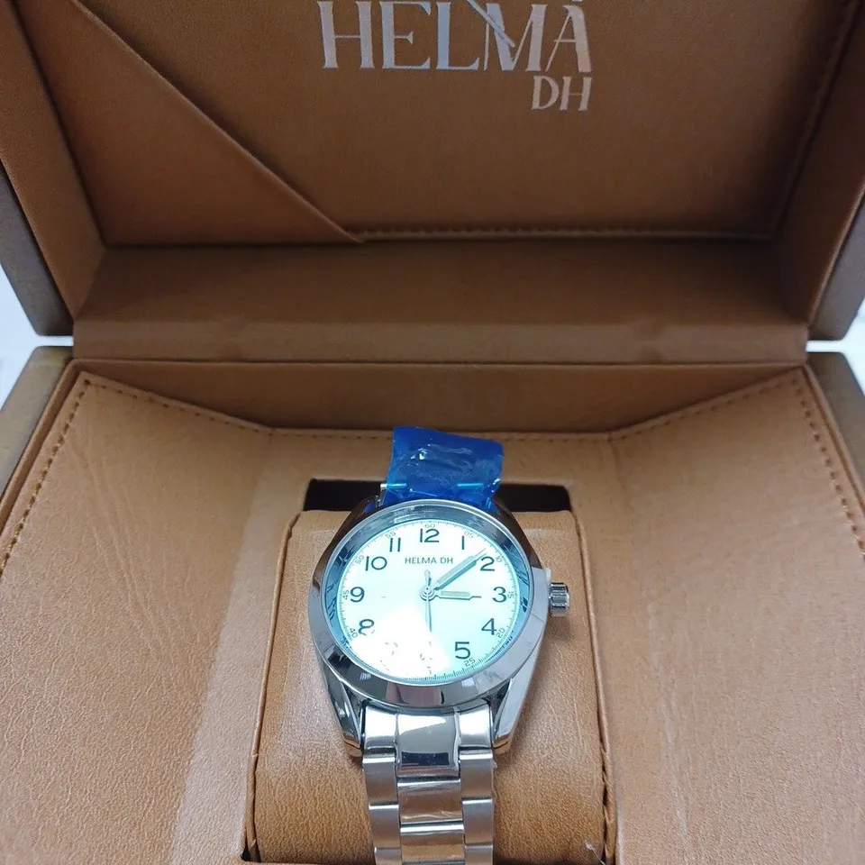 MENS HELMHA DH WATCH –  STAINLESS STEEL STRAP – 3ATM WATER RESISTANT