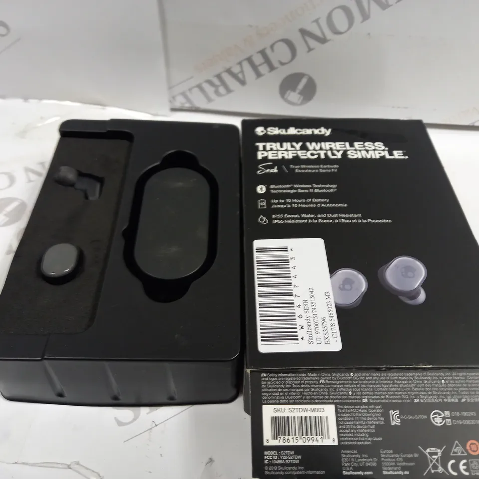 SKULLCANDY TRUE WIRELESS EARBUDS BOXED 